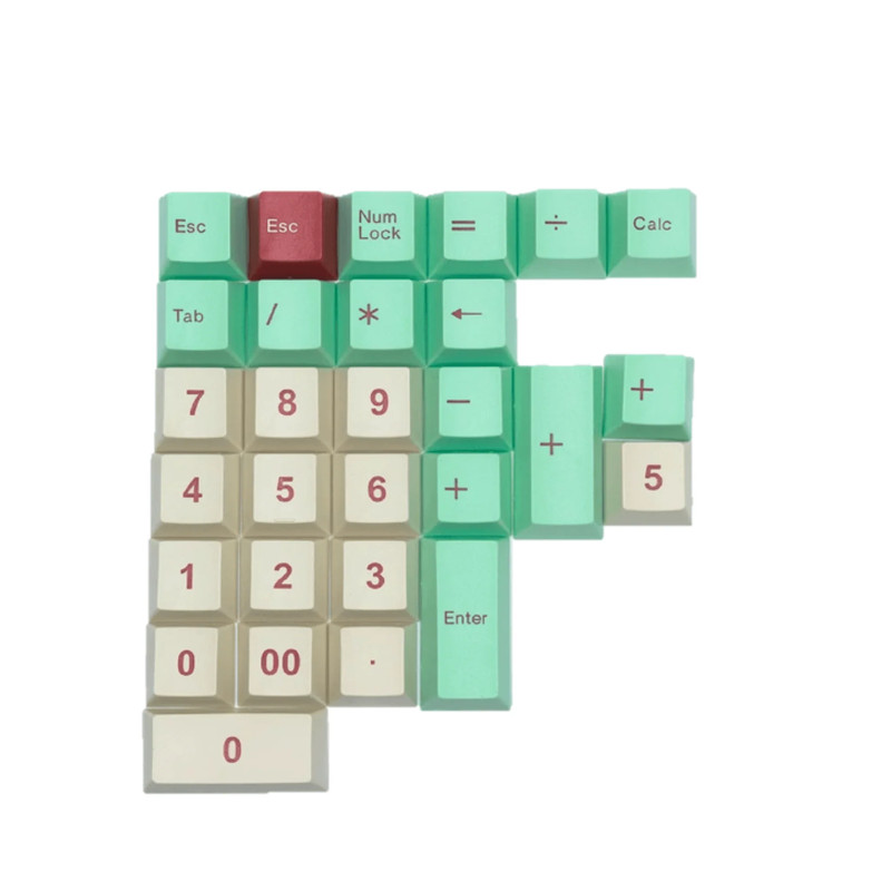 Tai-Hao Abs Keyset-Cubic 29 Add On - Mint/Beige - أكسسوار لوحة مفاتيح